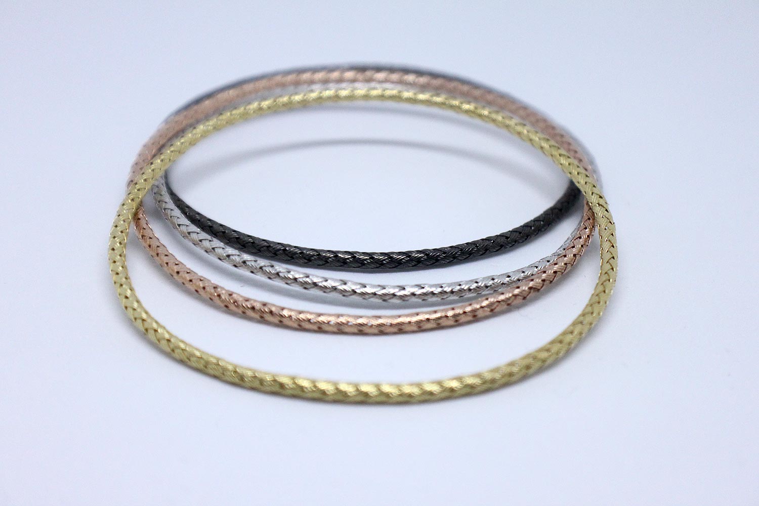 Silver bangle bracelet - available in rutenio version, gold version and rose version